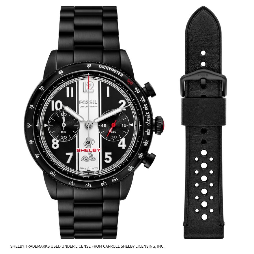 FOSSIL（フォッシル） Shelby x Fossil Limited-Edition Super Snake Chronograph Watch Set LE1250SET
